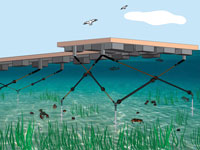 Great Harbor Yacht Club, Nantucket, MA - Dock Drawing